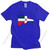 Handsome Men T Shirts Dominican Republic Map Flag Short Sleeves 100% Cotton Casual T-Shirt Round Collar Summer Tee Tops