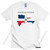 Handsome Men T Shirts Dominican Republic Map Flag Short Sleeves 100% Cotton Casual T-Shirt Round Collar Summer Tee Tops