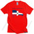 Handsome Men T Shirts Dominican Republic Map Flag Short Sleeves 100% Cotton Casual T-Shirt Round Collar Summer Tee Tops