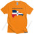 Handsome Men T Shirts Dominican Republic Map Flag Short Sleeves 100% Cotton Casual T-Shirt Round Collar Summer Tee Tops