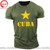 Vintage Cuban Tshirt Homme 2023 Red New Star Cuba T-Shirt Revolution Fidel Castro Che Guevara Print T Shirt Men Clothing Camisas