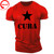 Vintage Cuban Tshirt Homme 2023 Red New Star Cuba T-Shirt Revolution Fidel Castro Che Guevara Print T Shirt Men Clothing Camisas