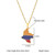 Fashion Colombia Map Flag Pendant Necklace Stainless Steel Colombians Men Women Maps Jewelry Gift