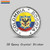 3D Epoxy Car Dome Sticker Colombia Flag National Emblem Map Car Window Bumper Motorcycle Helmet Cell Phone Vinyl Decal