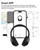 QCY H3 ANC Wireless Headphones Bluetooth 5.4 Hi-Res Audio Over Ear Headset 43dB Hybrid Active Noise Cancellation Earphones 60H