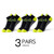 HSS 3Pairs Organic Cotton Women Socks Ankle Breathable Run Sports Sock Black Pink Casual Athletic Summer Thin Men Short Sokke