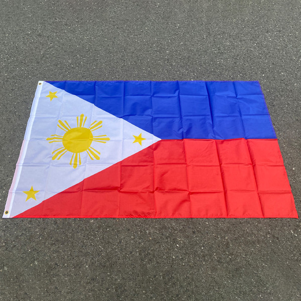 aerlxemrbrae  90X150cm Philippines National Flag  polyester hanging Flag of PHL PH Philippines banner
