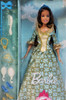Barbie Masquerade Ball Princess Doll Blue Dress 2007 Mattel M6345