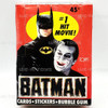 DC's Batman Trading Cards W/ Stickers & Gum 1st Series Box of 36 Topps 1989 NEW