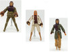 Lot Of 3 1971 Planet Of The Apes Cornelius, Zaius and Zira Action Figures USED