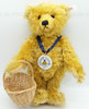 Steiff Club 1997 Picnic Bear Gold Blond 34 Certificate in Shipper NEW