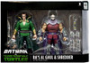 DC Collectibles Batman Vs TMNT Ra's Al Ghul & Shredder Action Figure 2 Pack