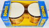 Mark II Bongos Pre-Tuned Two-Tone Hand Drums Hand Made Wood Bongos NEW