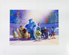 Disney Pixar Monsters, Inc Exclusive Lithograph Portfolio Set Movie Artwork Disney Pixar