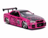 Hello Kitty 2002 Nissan Skyline GT-R R34 Die-Cast Metal Vehicle 124 and Figure PREORDER - Expected Ship Date June 1, 2022