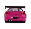 Hello Kitty 2002 Nissan Skyline GT-R R34 Die-Cast Metal Vehicle 124 and Figure PREORDER - Expected Ship Date June 1, 2022