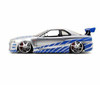 Fast and Furious Fast and the Furious 2002 Nissan Skyline GT-R 124 Scale Die-Cast Metal Vehicle PREORDER - Expected Ship Date July 1, 2022