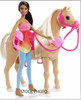 Barbie Dancin Fun Horse and Doll Gift Set African American 2015 Mattel #FCD55