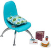 Barbie Fashion Fever Furniture Blue Mod Chair 2005 Mattel #J0667