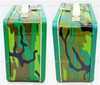 Rambo Green Camo Tin Metal Lunchbox and Thermos Cup 1985 Thermos Anabasis USED