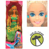 Barbie Mermaid 1991 Doll Blue Magical Changing Rainbow Hair Mattel #1434