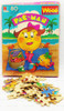 Pac-Man Genuine Wood Puzzle 80 Piece 43774 Milton Bradley 1982 COMPLETE
