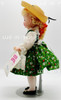 Madame Alexander Collection Heidi Doll With Green Floral Dress No 1580 USED