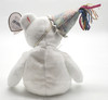 TY Beanie Babies 2002 April White Birthday Collection Bear Plush Toy New