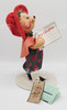 Annalee Mobilitee Dolls 1996 Caroling Girl Bear 10" Doll No. 753105 Used