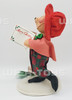 Annalee Mobilitee Dolls 1996 Caroling Girl Bear 10" Doll No. 753105 Used
