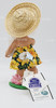 Annalee Mobilitee Dolls Garden Bear 8" Wired Doll No 854801 Used