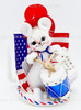 Annalee Mobilitee Dolls 5" Patriotic Drummer Mouse Wired Doll 2010 NEW