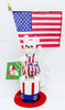 Annalee Mobilitee Dolls 5" Patriotic Mouse on Hat Wired Doll 2010 NEW
