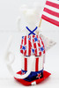 Annalee Mobilitee Dolls 5" Patriotic Mouse on Hat Wired Doll 2010 NEW