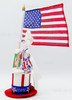 Annalee Mobilitee Dolls 5" Patriotic Mouse on Hat Wired Doll 2010 NEW
