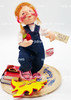 Annalee Mobilitee Dolls 1992-1993 Back to School Logo Kid 7" Wired Doll No 9651