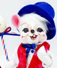 Annalee Mobilitee Dolls 6 Patriotic Boy Mouse Wired Doll 2009 USED