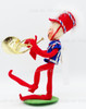 Annalee Mobilitee Dolls 9 Marching Band Elf Red Wired Doll 2009 USED