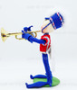 Annalee Marching Band Elf 9" Wired Doll Blue 2009