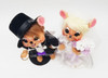 Annalee Mobilitee Dolls 6 Bride and Groom Mouse Set of 2 Figures No 250708 NEW