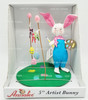 Annalee Mobilitee Dolls 5" Artist Bunny Wired Doll 2011 Easter No. 200811 NEW