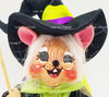 Annalee Sparkle Witch Mouse 6" Wired Doll No. 300909