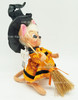 Annalee Mobilitee Dolls 6" Witch Mouse Orange Wired Doll No. 301311 NEW