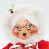 Annalee Peppermint Mrs. Santa Claus 9" Wired Doll 2007 No 590107