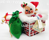Annalee Santa Mouse Down Through The Chimney Doll 7729