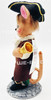 Annalee Mobilitee Dolls 2005 Town Crier Mouse 6" Wired Doll No 981905