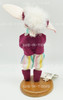 Annalee Mobilitee Dolls 10" Renaissance Rabbit Doll 2002 Easter No. 066702 NEW