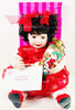 Marie Osmond Fine Collectibles Baby Annette Holiday Porcelain Doll C09240 USED