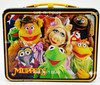 The Muppets Tin Metal Lunchbox and Thermos Cup 1979 Thermos USED