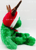 Ty Beanie Buddy Holiday Teddy Green Reindeer Bear Plush Toy 2003